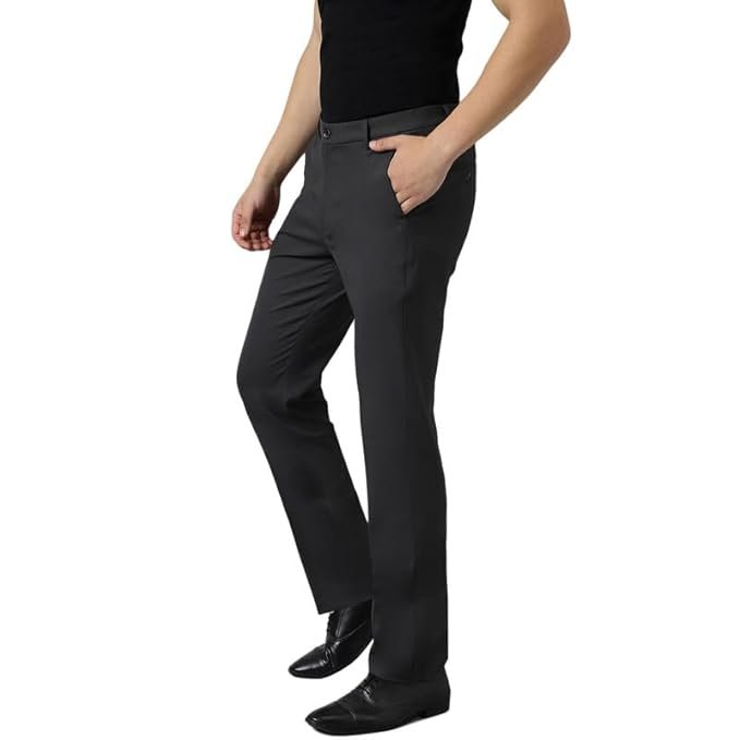 SUBTRACT Slim-Fit Stretchable Lycra Formal Pants for Men with Flexible Waistband | Stylish Men’s Wear Trousers for Office or Party |Dress Trouser Pant - Image 2