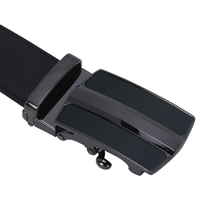 Labnoft Men's Auto Lock PU Leather Belt - Image 2