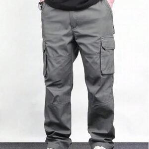 Lymio Cargo for Men | Cotton Cargo Pant | Drawstring Waist Pant (Also Available in Plus Sizes) (46-49)