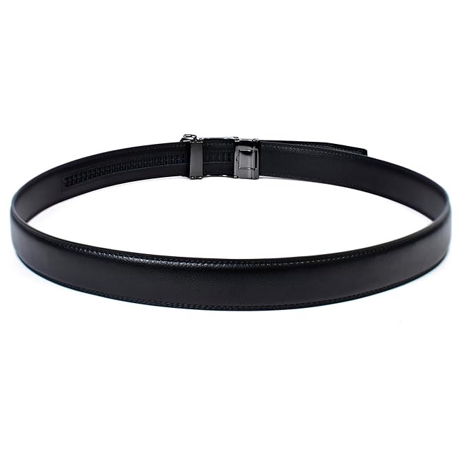 WildHorn Men's Genuine Leather Belt for Men| Premium Auto-Lock Buckle | Adjustable up to 48” | Formal & Casual Wear | Micro-Adjust Fit | Stylish Gift Box Included - Image 2