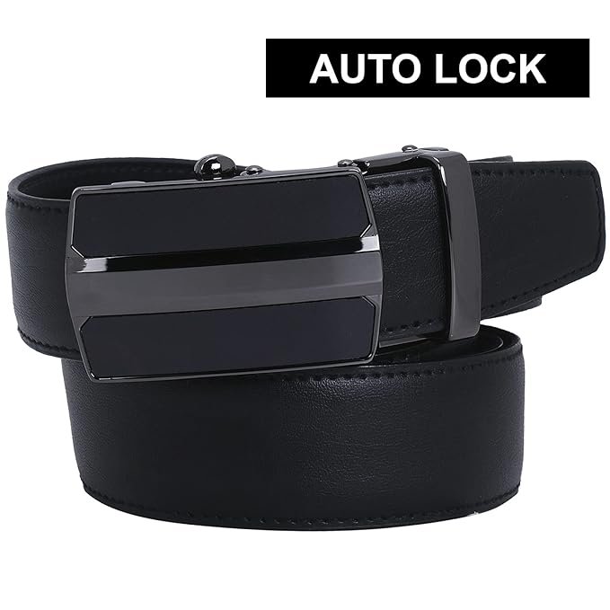 Labnoft Men's Auto Lock PU Leather Belt - Image 4