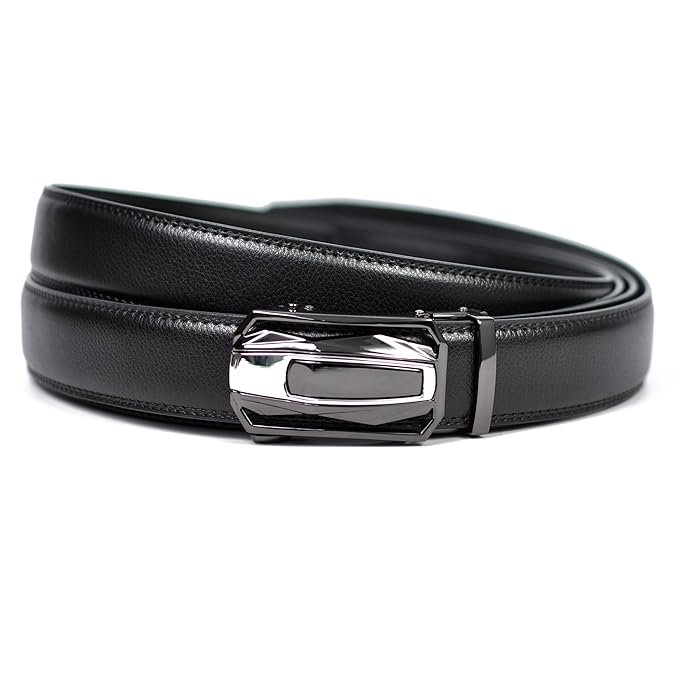 WildHorn Men's Genuine Leather Belt for Men| Premium Auto-Lock Buckle | Adjustable up to 48” | Formal & Casual Wear | Micro-Adjust Fit | Stylish Gift Box Included - Image 4