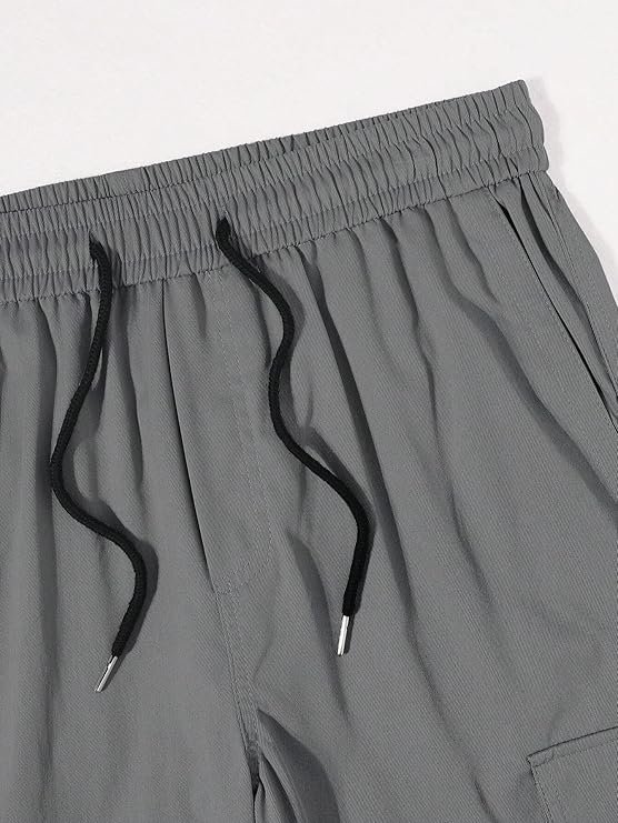 Lymio Cargo for Men | Cotton Cargo Pant | Drawstring Waist Pant (Also Available in Plus Sizes) (46-49) - Image 5