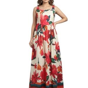 One Piece Dress for Women Long | Comfortable Maxi Stylish Frocks Rayon Dresses