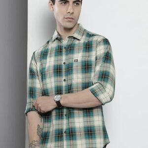 The Indian Garage Co Men Shirt Stylish Casual Full Sleeve Shirt
